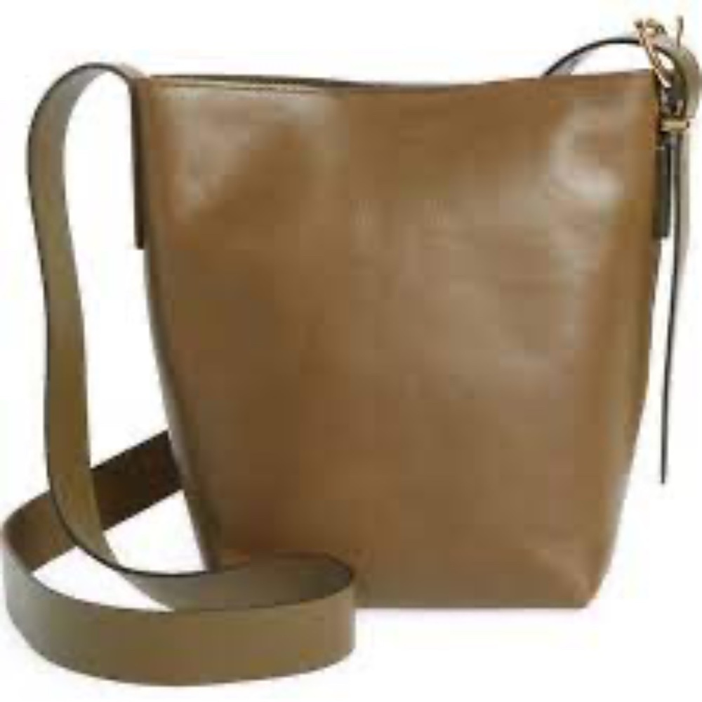 Madewell Mini Bucket Tote in Olive